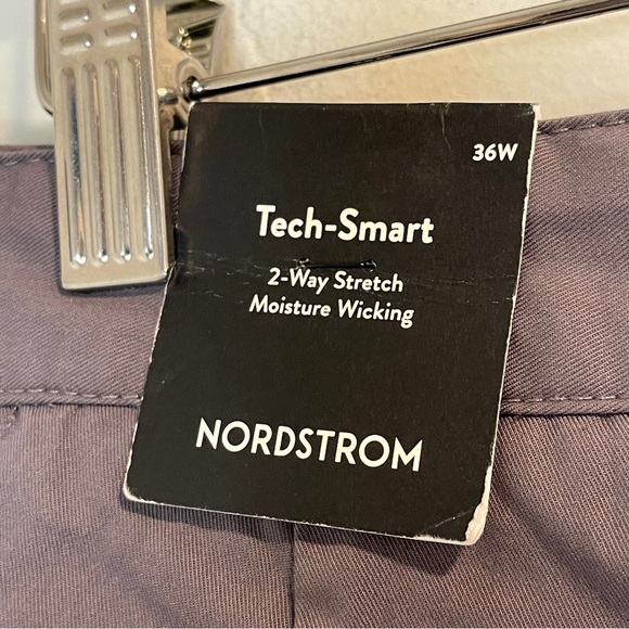 Nordstrom Gray Tech Smart Slim Fit Shorts - Picture 7 of 8